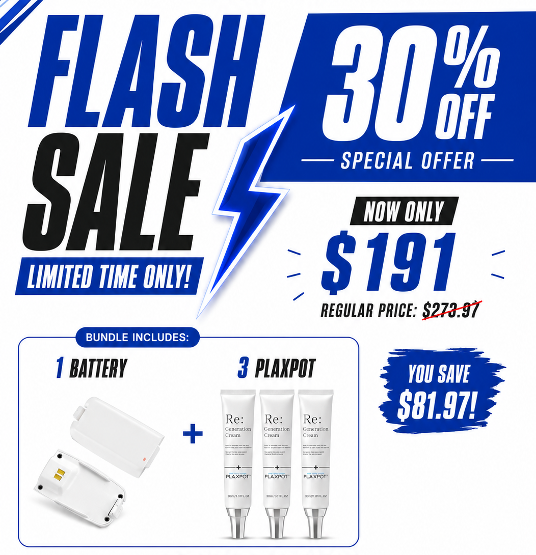 PLAMERE Plasma Pen Flash Sale Bundle | 1 Battery + 3 PLAXPOT